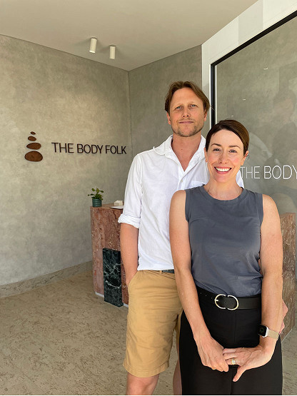 The Body Folk owners Andrew Levick and Blair Whitechurch
